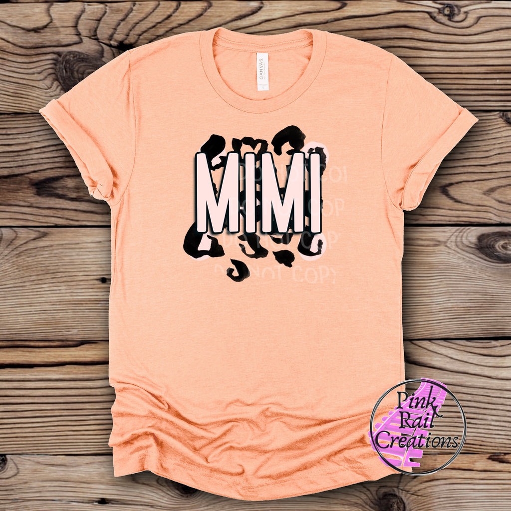 17-12 Mimi Cheetah Print DTF Transfer ONLY