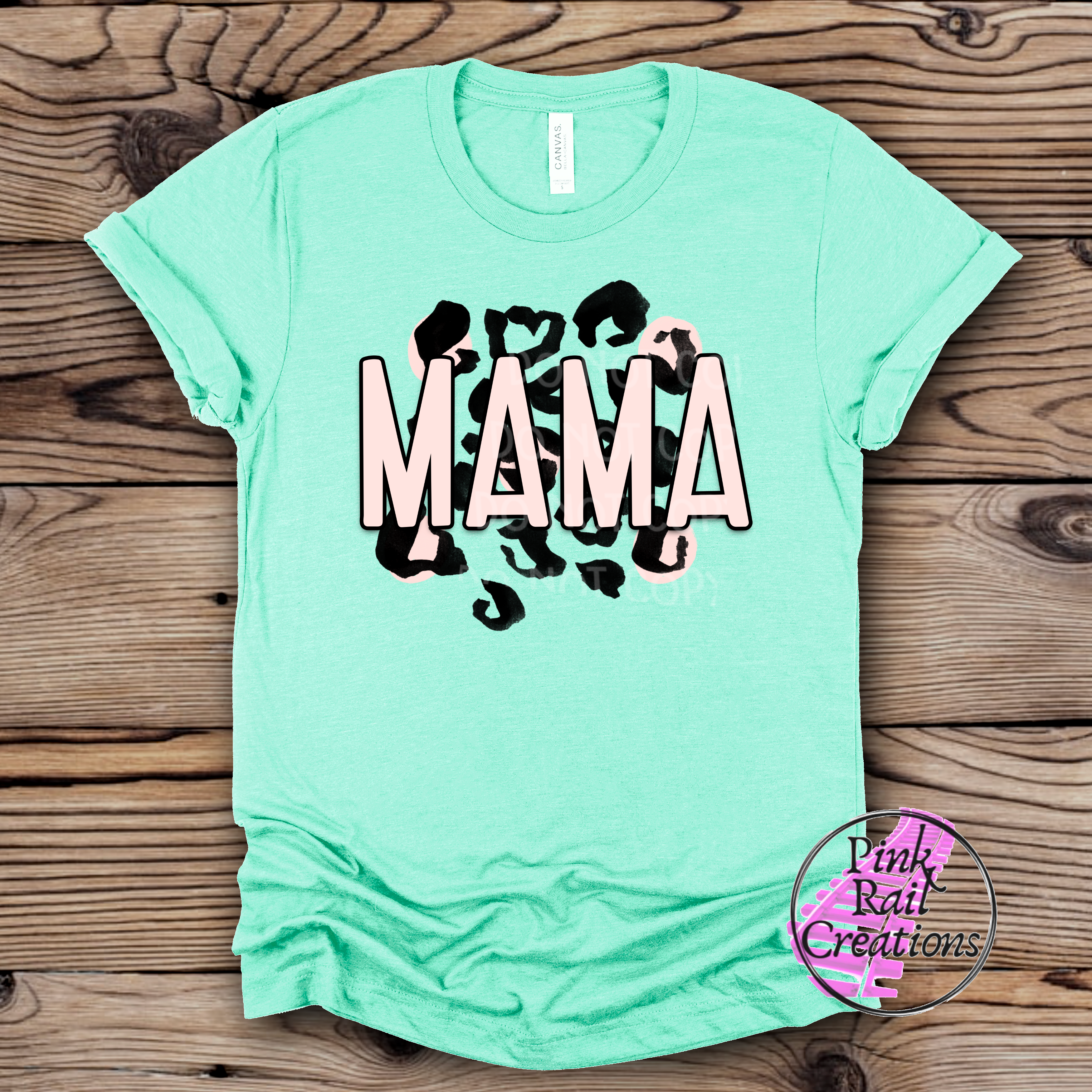 5-8 Mama Cheetah Print DTF Transfer ONLY