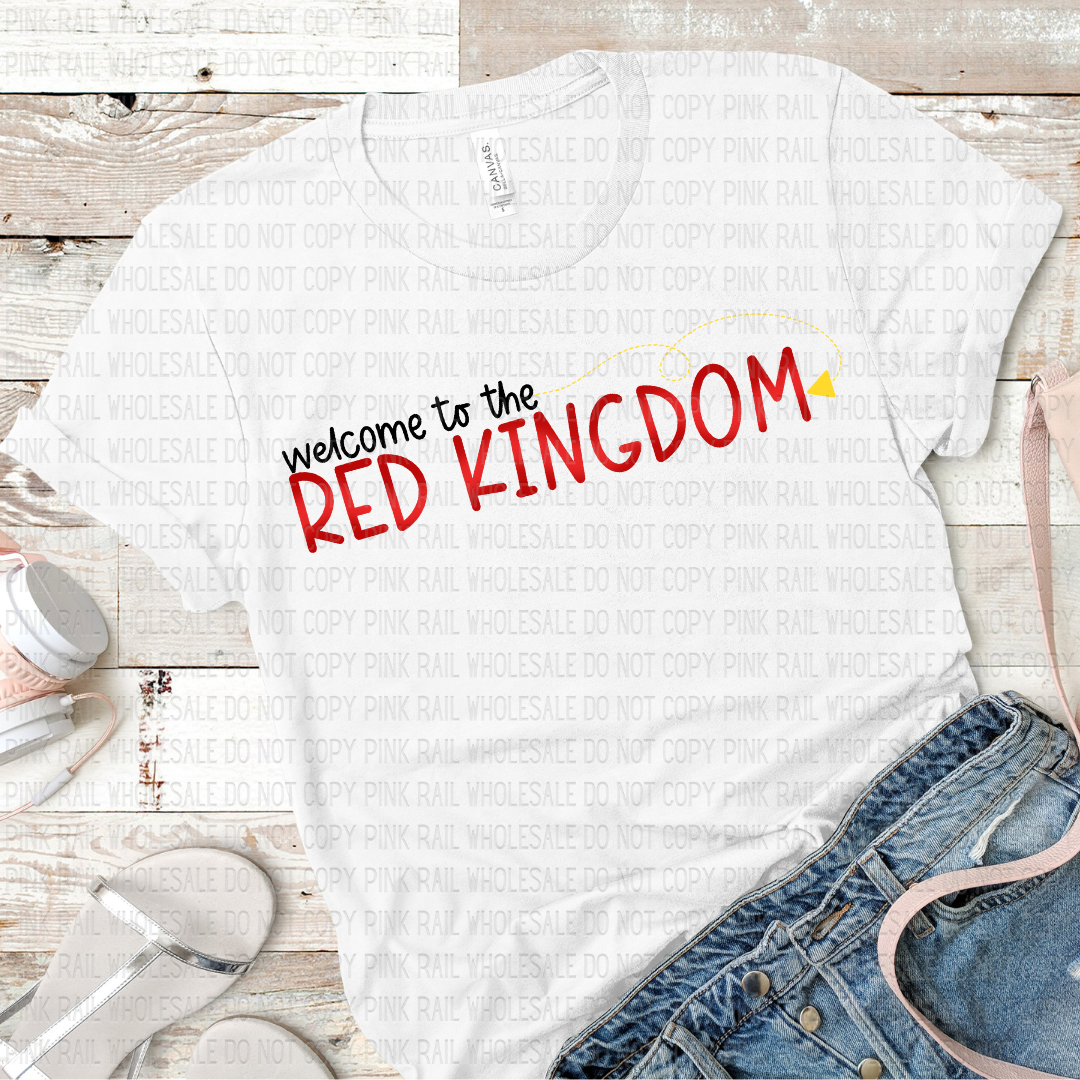 30-18 Welcome to Red Kingdom DTF TRANSFER ONLY