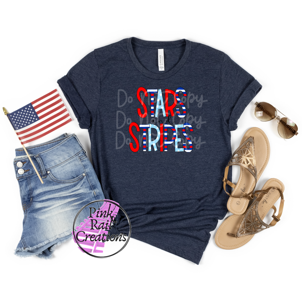 07-02 Stars & Stripes DTF Transfer Only