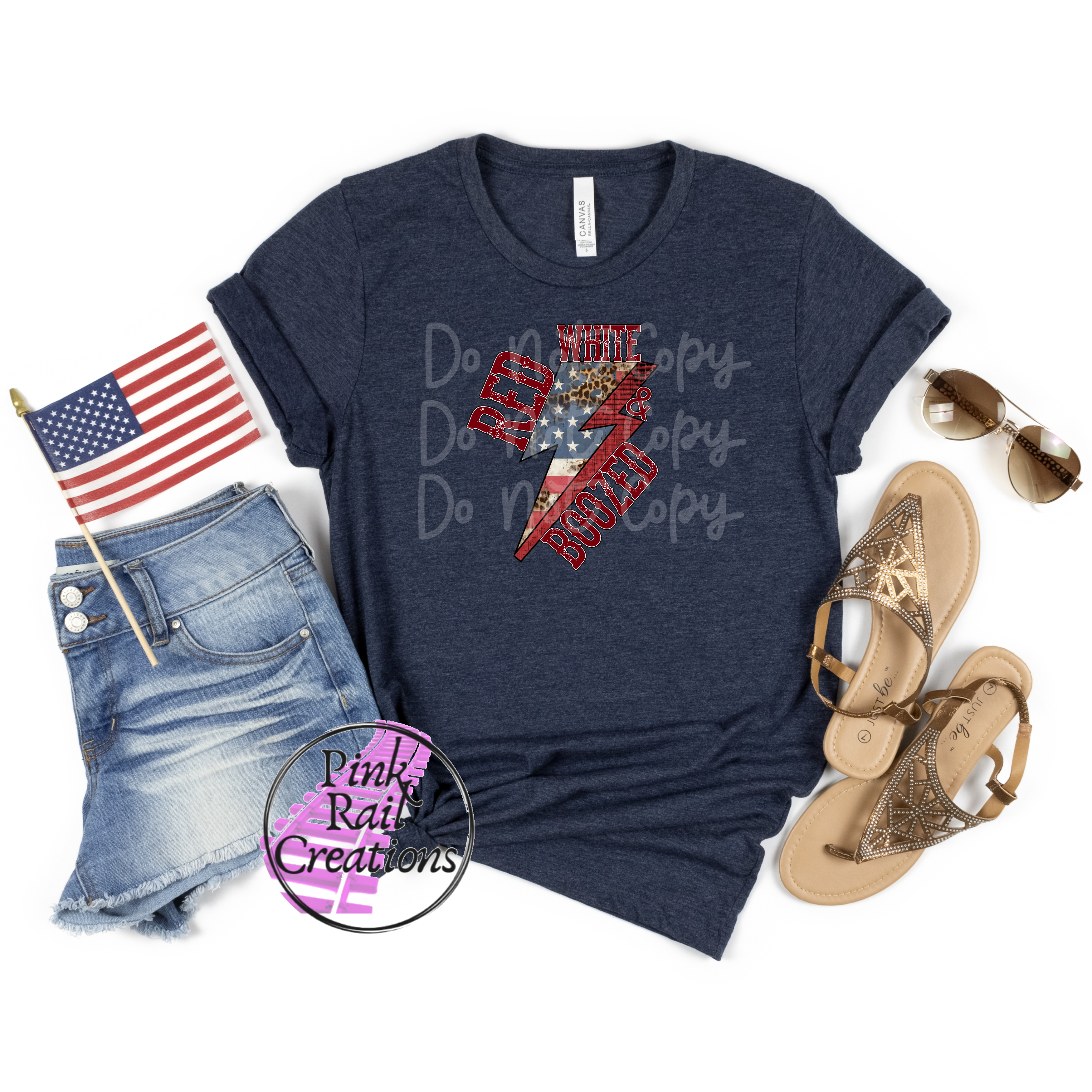07-07 Red White & Boozed  DTF Transfer Only