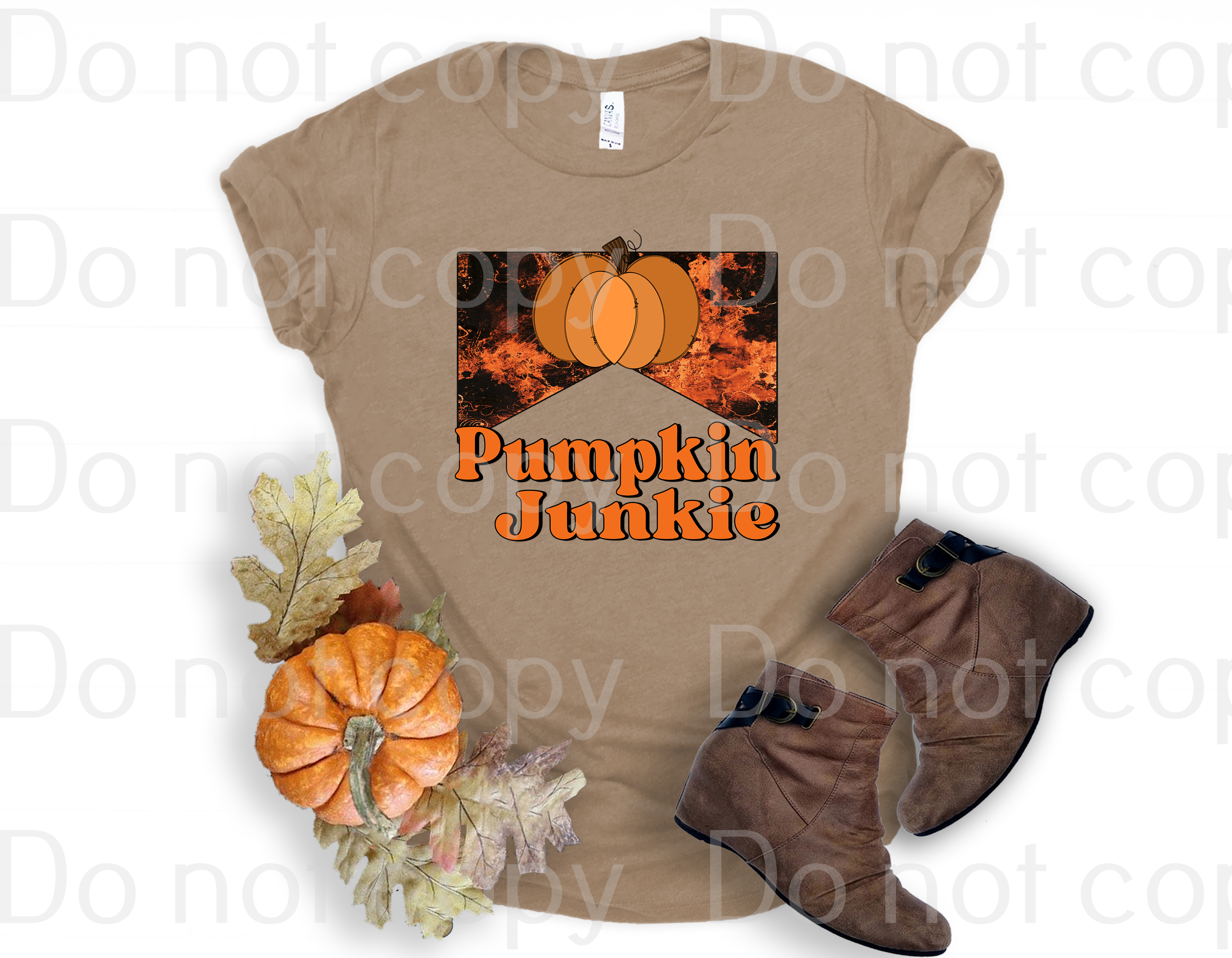 I-13 Pumpkin Junkie Fall DTF TRANSFER ONLY