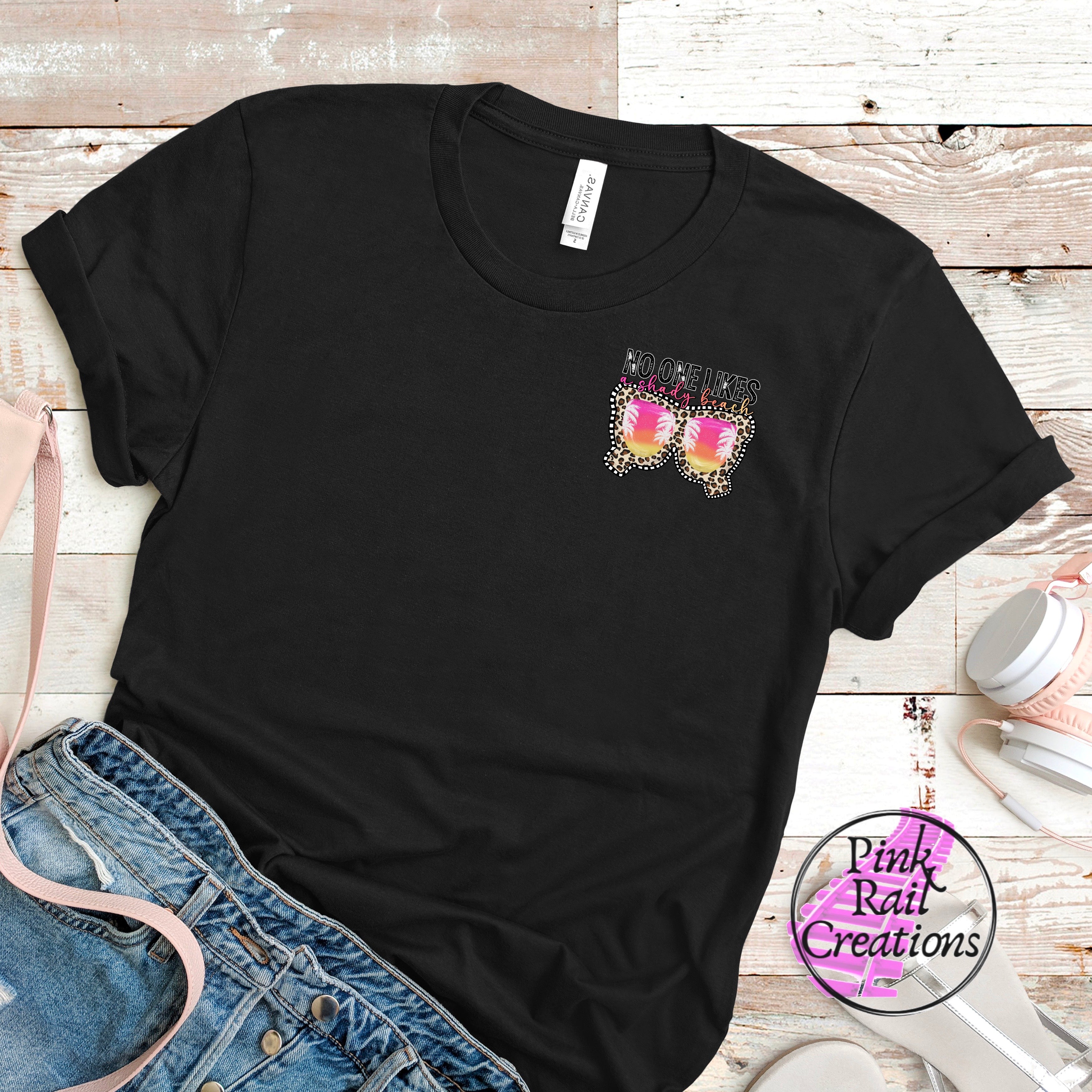 H-13 No One Likes A Shady Beach Cheetah Sunglasses DTF Transfer Only