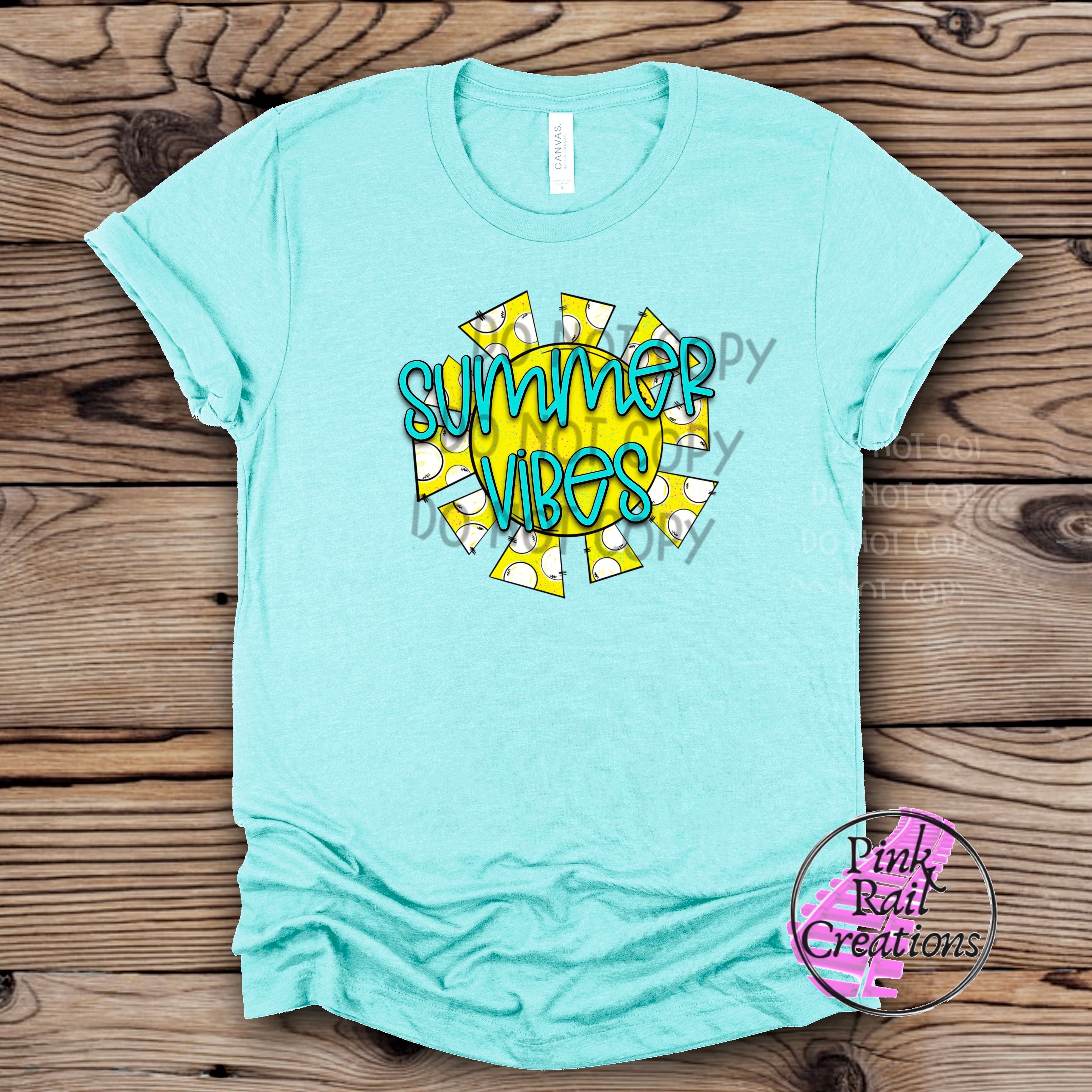 H-29 Summer Vibes Sunshine  DTF Transfer Only