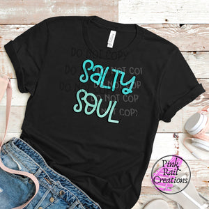 H-43 Salty Soul Ombre  DTF Transfer Only