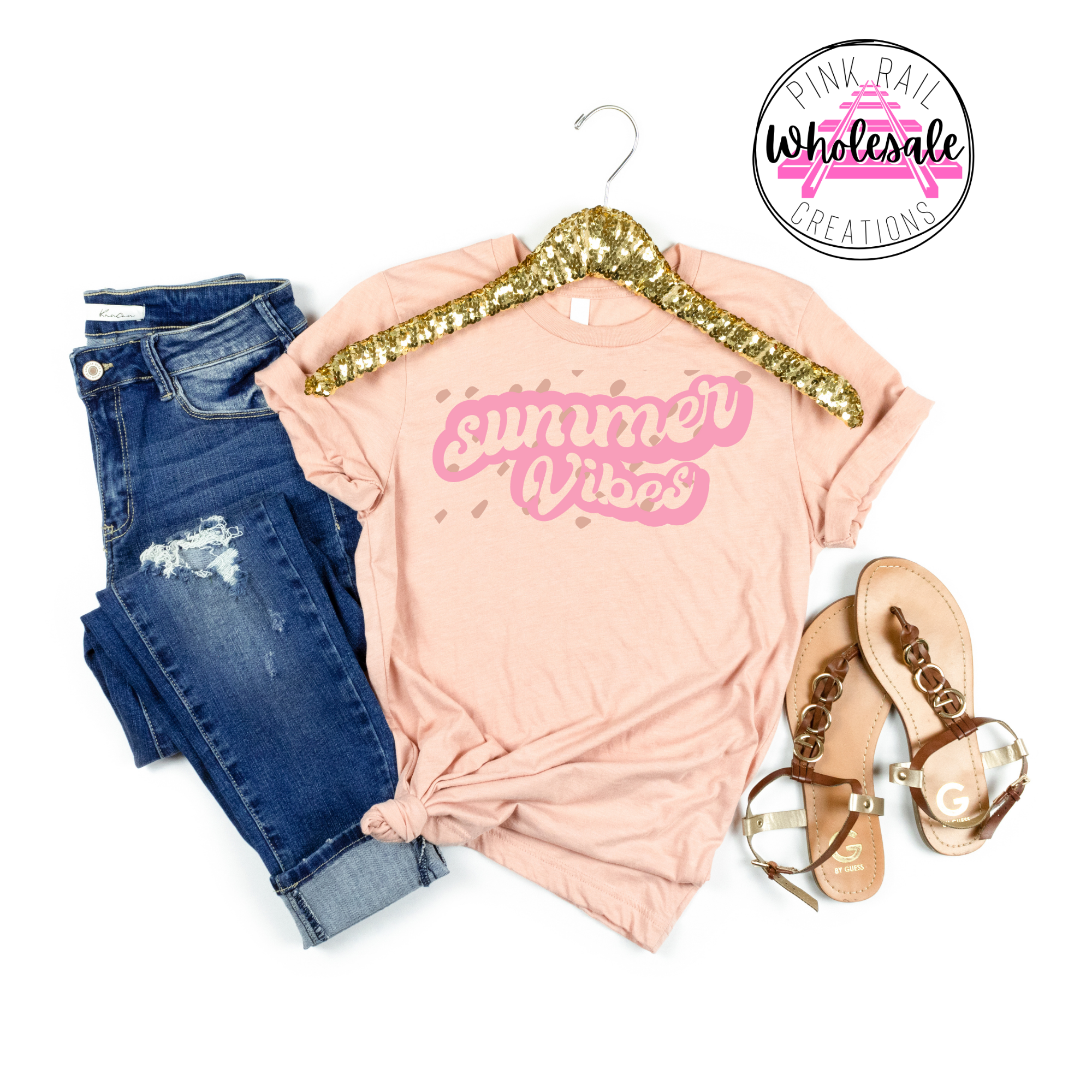 H-66 Aesthetic Summer Vibes DTF Transfer Only