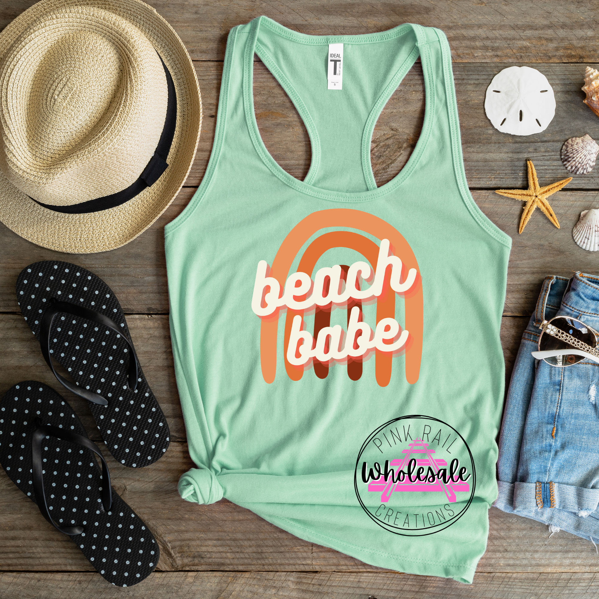 H-78 Beach Babe DTF Transfer Only