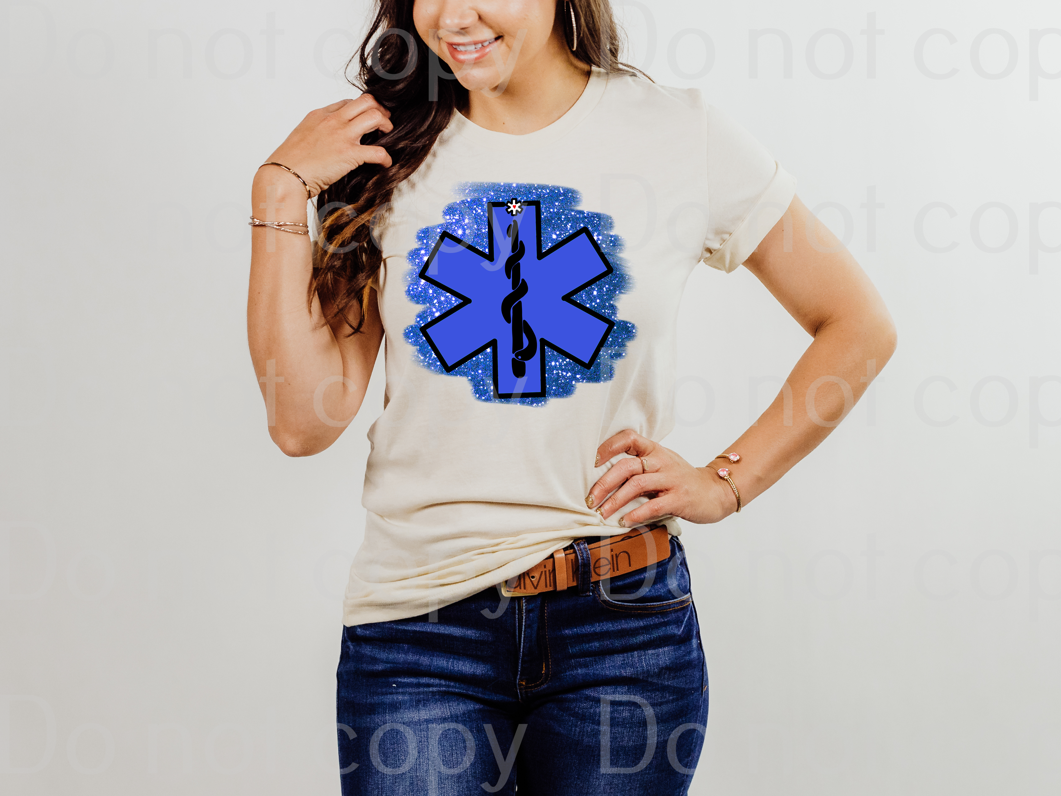 K-13 Blue EMT DTF TRANSFER ONLY