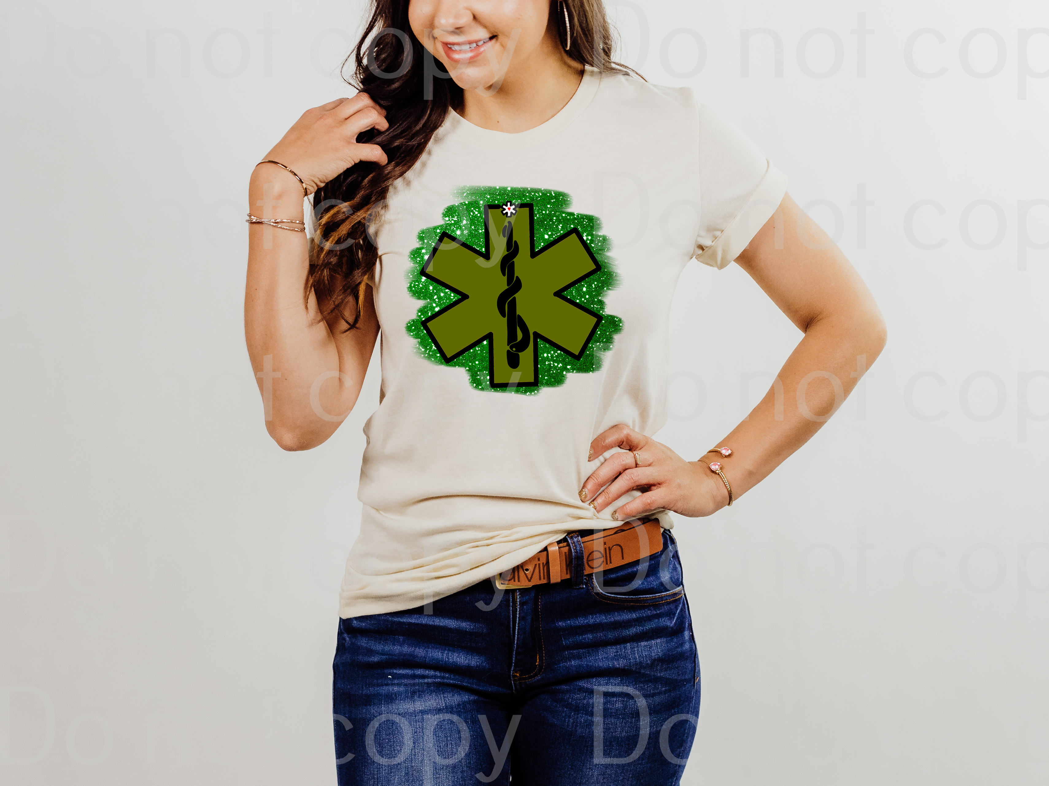 K-14 Green EMT DTF TRANSFER ONLY