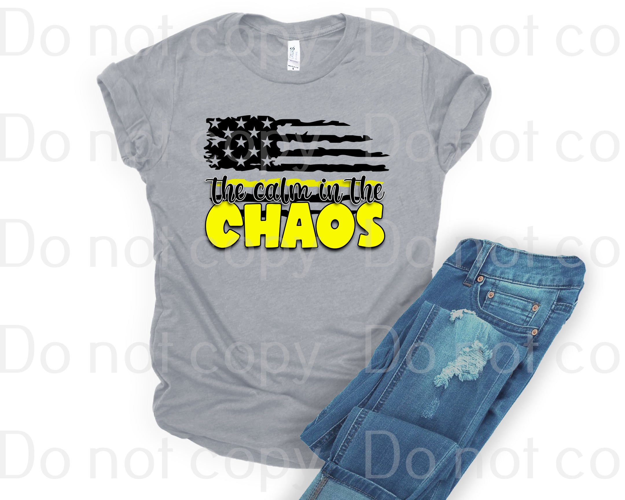 K-03 The calm in the chaos dispatcher DTF TRANSFER ONLY