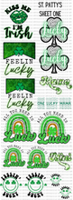 Load image into Gallery viewer, PD-12 Pre-Designed St. Patrick&#39;s Day Sheet (60-inch sheet-DTF TRANSFER ONLY)
