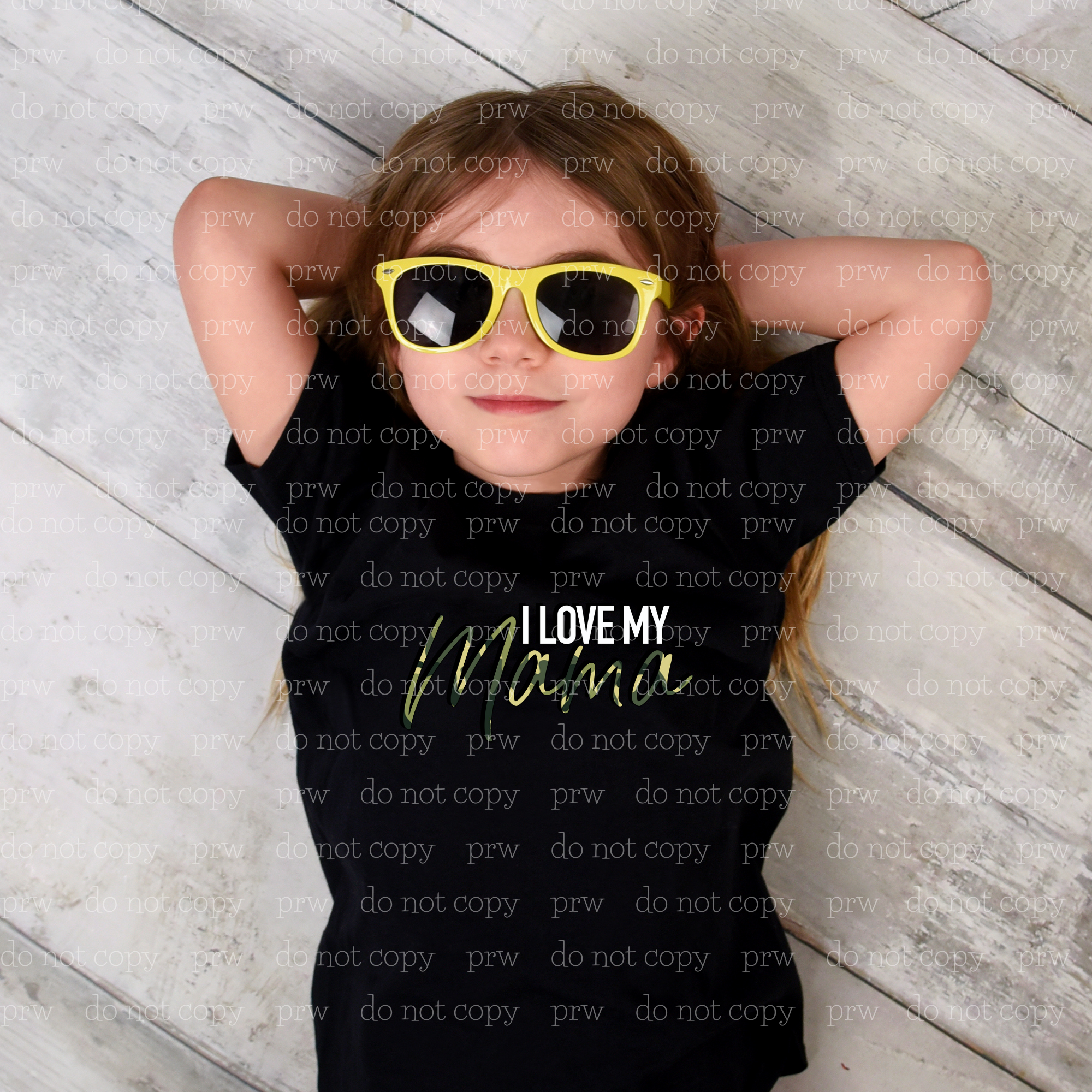 C-01 I Love My Mama Camo DTF TRANSFER ONLY