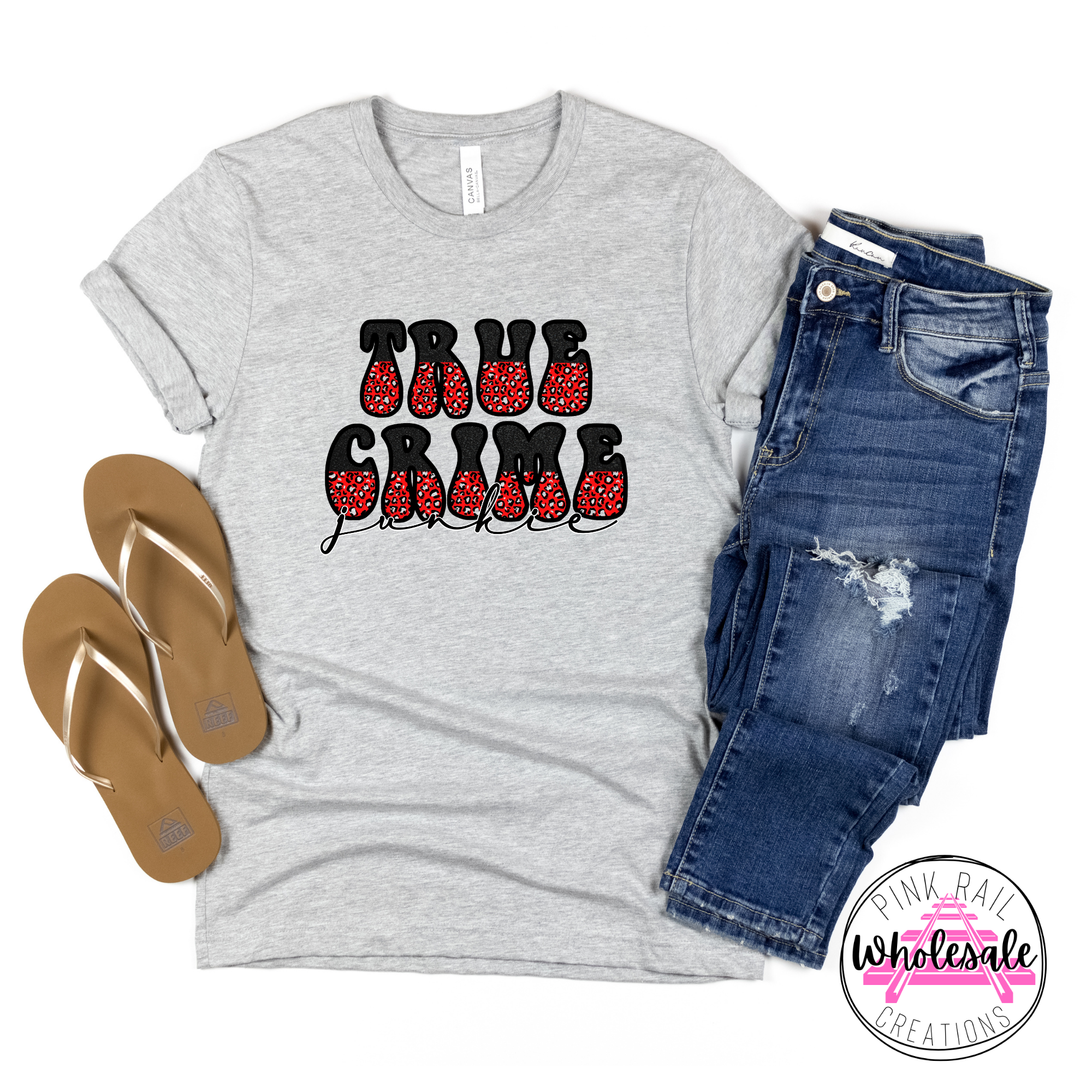 M-07 True Crime Junkie DTF TRANSFER ONLY