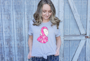 26-63 Breast cancer ribbon Volleyball DTF TRANSFER ONLY