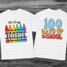 Load image into Gallery viewer, Pre-Designed 100 Days of School Sheet (60-inch sheet-DTF TRANSFER ONLY)
