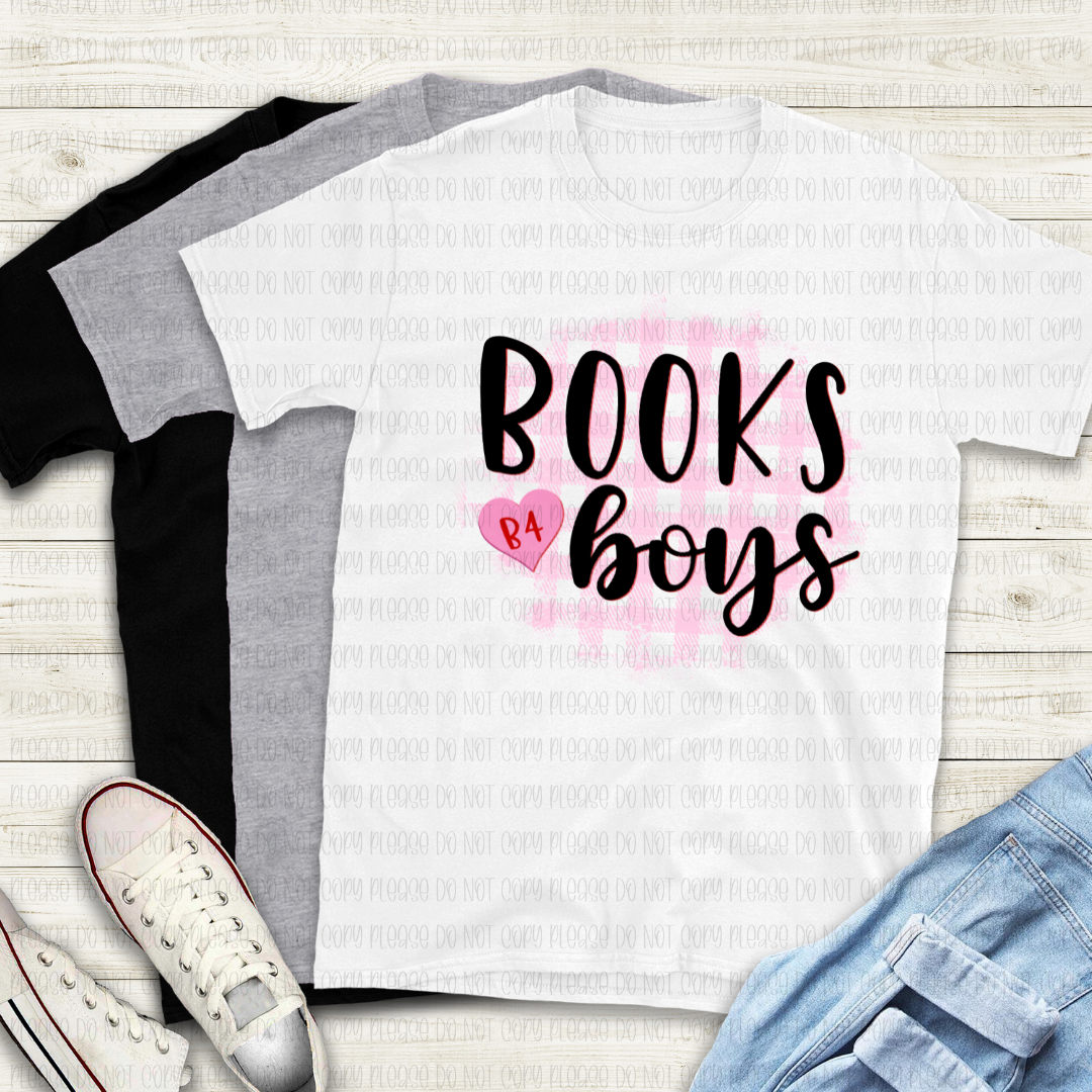 02-17 Books B4 Boys Valentines DTF TRANSFER ONLY