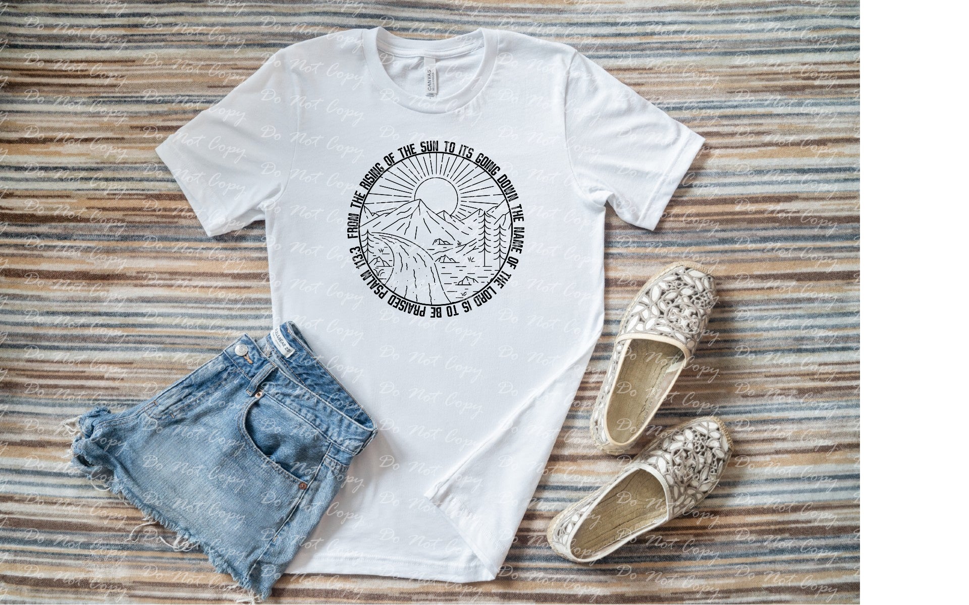 X-07 To be Praised Black Transfer- Semi-Exclusive - DTF TRANSFER ONLY