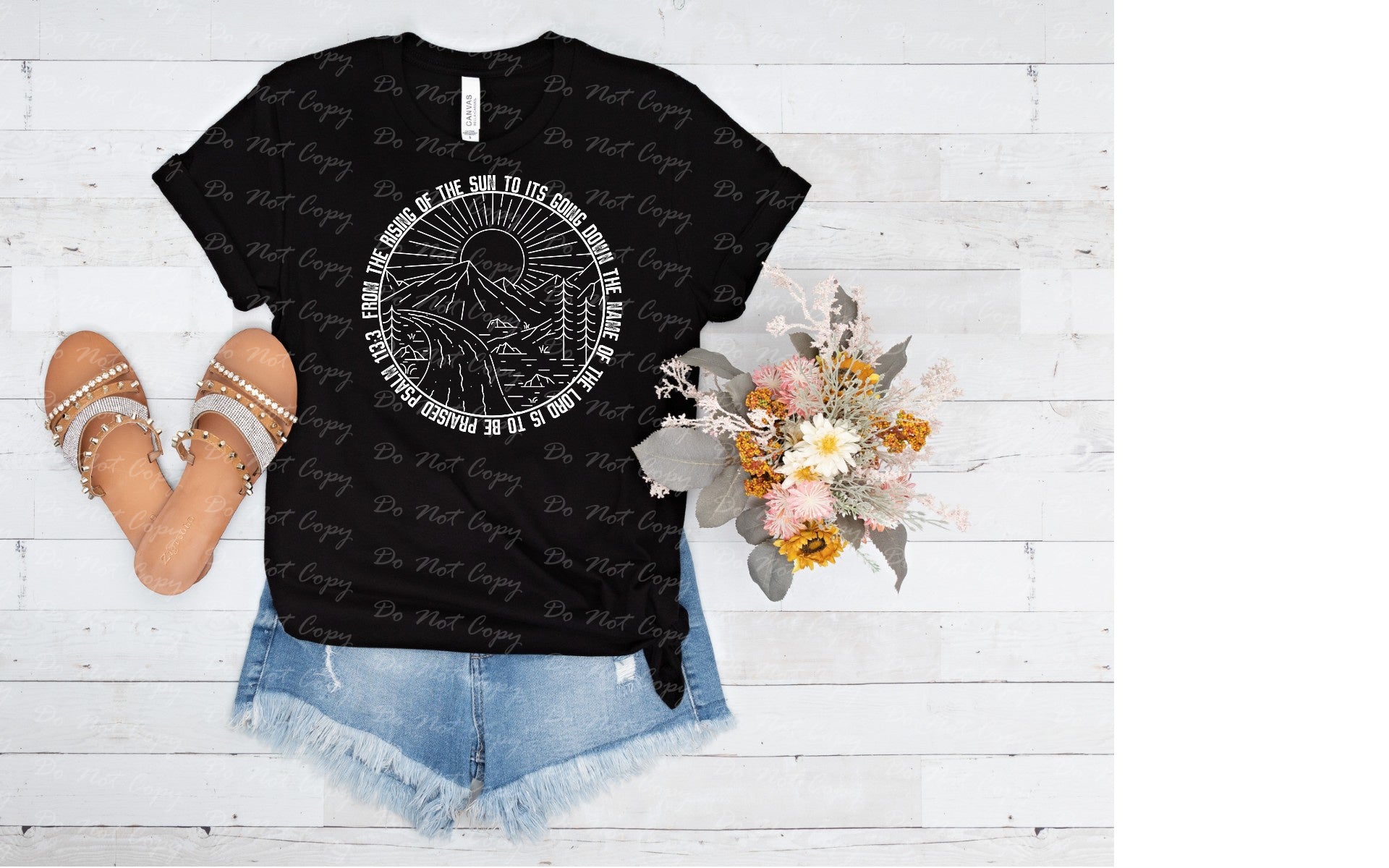 X-08 To be Praised White Transfer- Semi-Exclusive - DTF TRANSFER ONLY